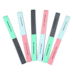 6 Pack Nail File and Nail Buffer Cosmetic Manicure, 7 Ways