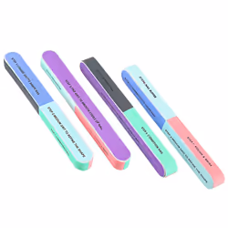 6 Pack Nail File and Nail Buffer Cosmetic Manicure, 7 Ways