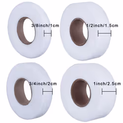 Outus Fabric Fusing Tape Adhesive Hem Tape Iron-on Tape 4 Pack Differe