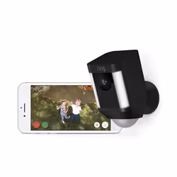 Ring Spotlight Cam Battery | HD Security Camera with LED Spotlight, Alarm, Two-Way Talk, Battery Operated | With 30-day free trial of Ring Protect Pla