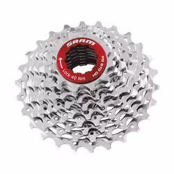 SRAM PG-970 11-34, Bicycle cassette, Aluminum, Steel, Silver