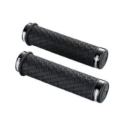 SRAM DH Silicone Locking Grips With Double Clamps & End Plugs - One Size, Black
