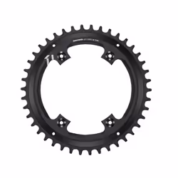 SRAM Chain Ring X-Sync 11 Speed Apex1 Asy MMetric 110 BCD Alumblack BB30 Or GXP - 42T, Black