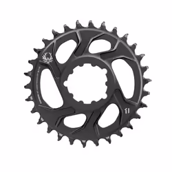 SRAM Chain Ring X-Sync 2 Direct Mount 6 MM Offset Cold Forged Aluminum - 30T, Black