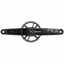 SRAM Crank NX Eagle Dub 12S W Direct Mount 32T XSync 2 Steel Chainring - 175 MM, Black