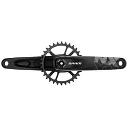 SRAM Crank NX Eagle Fat 4" Dub 12S W 30T X-Sync 2 Steel Chainring - 165 MM, Black