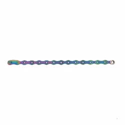 SRAM Chain PC XX1 Eagle Hollowpin 126 Links Powerlock Flow Link Rainbow
