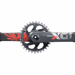 SRAM Crankset X01 Eagle Boost 148 Dub 12S 175 W Direct Mount 32T X-Sync 2 Chainring Lunar Oxy Dub Cups / Bearings Not Include ...
