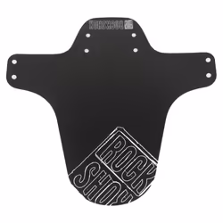 RockShox Universal MTB Fender - One Size, Outline White Distressed Logo Print