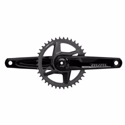 SRAM Rival AXS Crankset 1X D1 Dub Wide BB Not Included - 170 MM - 46T, Black