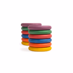 Champion Sports Deck Tennis Rings: Outdoor Party, Beach & Playground Game for Adults, Kids & Families - Set of 12 Rubber Disk ...