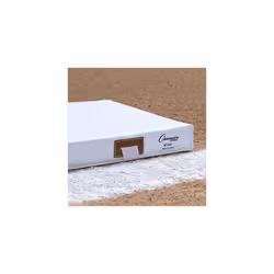 Champion Sports mens Quilted Cover & 2 Straps (14"""" x 14"""" 2"""") baseball and softball bases  White  One Size US