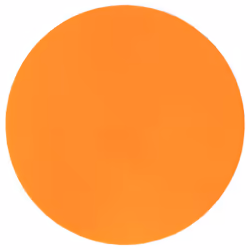 Champion Sports Round Poly Spot Markers for Sports Activities and Social Distancing - 10-inch Set of 12 - Orange