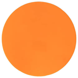 Champion Sports Round Poly Spot Markers for Sports  Activities  and Social Distancing - 10-inch  Set of 12 - Orange