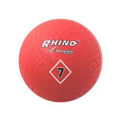 Champion Sports Playground Ball 7"""" Red
