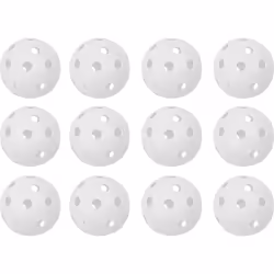 Champion Sports 12 Hollow Plastic Softballs - Athletic Softball Equipment - - Practice Softballs Plastic Hollow - Regulation  ...