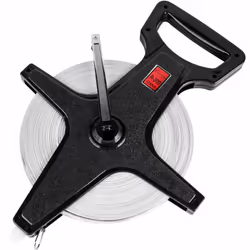 Champion Sports Open Reel Measure Tape  330 ft  100 Meters  with Metal Spike  Hand Crank - Open Tape Measure for Track and Fi ...