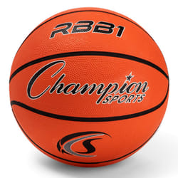 Champion Sports Rubber Official Basketball  Heavy Duty - Pro-Style Basketballs  Various Sizes - Premium Basketball Equipment  Indoor Outdoor - Physica