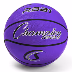 Champion Sports Rubber Official Basketball Heavy Duty - Pro-Style Basketballs Various Sizes - Premium Basketball Equipment ...