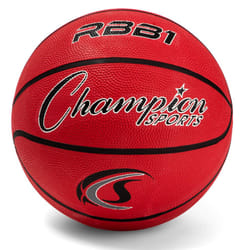 Champion Sports Rubber Official Basketball  Heavy Duty - Pro-Style Basketballs  Premium Basketball Equipment  Indoor Outdoor - Physical Education Supp
