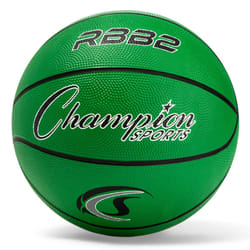 Champion Sports Rubber Junior Basketball  Heavy Duty - Pro-Style   Premium Basketball Equipment  Indoor Outdoor - Physical Education Supplies Size 5