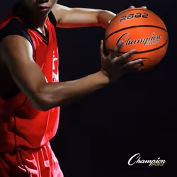 Champion Sports Rubber Junior Basketball  Heavy Duty - Pro-Style   Premium Basketball Equipment  Indoor Outdoor - Physical Education Supplies Size 5