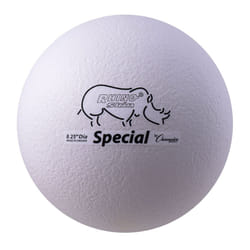 Champion Sports Special Rhino Skin Foam Ball White  8.5 Inch