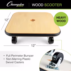 Champion Sports Wood Scooter  12-Inch