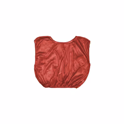Champion Sports Adult Mesh Practice Scrimmage Vest Red Pack of 12