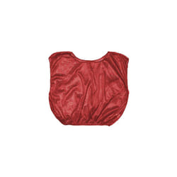 Champion Sports Adult Mesh Practice Scrimmage Vest  Red Pack of 12