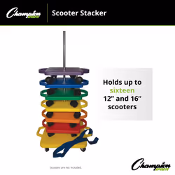 Champion Sports Scooter Stacker  Yellow