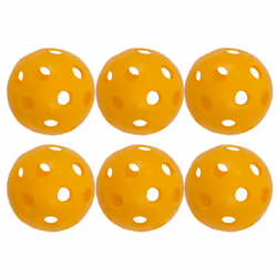 Champion Sports 12"" Hollow Plastic Softball Set - Athletic Softball Equipment - Practice Softballs Plastic Hollow - Regulation Size Balls - Fun for A