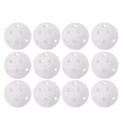 Champion Sports 9"" Hollow Plastic Baseball Set - Athletic Baseball Equipment - Practice Baseballs Plastic Hollow - Regulation Size Balls - Fun for Al
