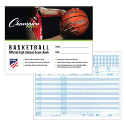 Champion Sports unisex BB1 coach and referee scorebooks  White  30 GAMES US