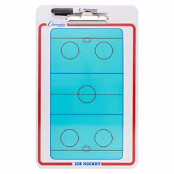 Champion Sports Large Dry Erase Board for Coaching Hockey - Whiteboards for Strategizing Techniques Plays - 2-Sided Boards ...