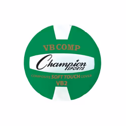 Champion Sports VB2GN 8.25 in. VB Pro Comp Series Volleyball, Green & White