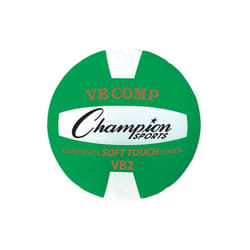 Champion Sports VB2GN 8.25 in. VB Pro Comp Series Volleyball, Green & White