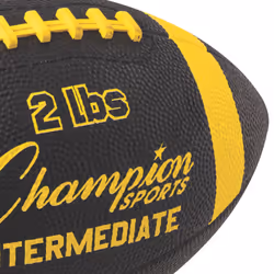 Champion Sports Intermediate Size 2lb Weighted Training Football  Yellow/Black