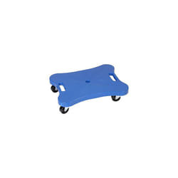 Champion Sports - CHSPGH1216 Plastic Scooter Board with Contoured Handles  Blue   16 x 12 x 3 inches