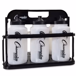Champion Sports Plastic Water Bottle Set Quart Black