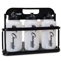 Champion Sports Plastic Water Bottle Set  Quart  Black