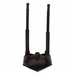 Champion Sports Deluxe 5-Position Batting Tee - Mounted Adjustable Telescopic Batting Tee With 5 Batting Sections