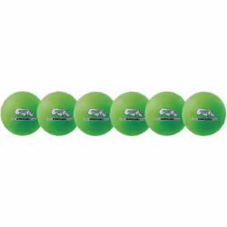 Champion Sports Rhino Skin Dodgeball (Set of 6, Neon Green, 6)