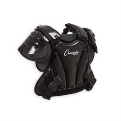 Champion Sports Umpire Chest Protector: 3 Millimeter Molded Plate Armor Style Softball & Baseball Chest Protector - 13 - Black