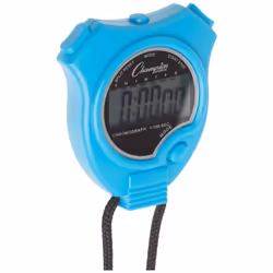 Champion Sports 910NSET Stopwatch Timer Set: Waterproof  HandHeld Digital Clock Sport Stopwatches  6 Pack