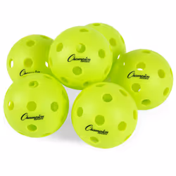 Champion Sports Indoor Pickleball Balls: USAPA Approved Official Size Tournament Pickleballs - Optic Yellow Pickleball Ball S ...