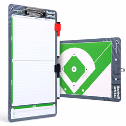 Champion Sports Dry Erase Clipboard for Coaching Baseball - Whiteboards for Strategizing Techniques Plays - 2-Sided Clipboa ...