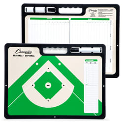 Champion Sports XL Dry Erase Board for Coaching Baseball - Whiteboards for Strategizing  Techniques  Plays - 2-Sided Game Boards with Handle - Front S