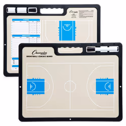 Champion Sports XL Dry Erase Board for Coaching Basketball - Whiteboards for Strategizing Techniques Plays - 2-Sided Game B ...