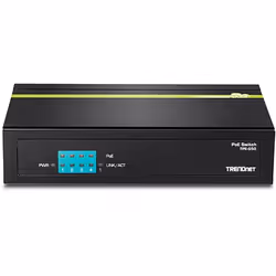 Trendnet TPE-S50 network switch Unmanaged L2 Fast Ethernet (10/100) Power over Ethernet (PoE) Black